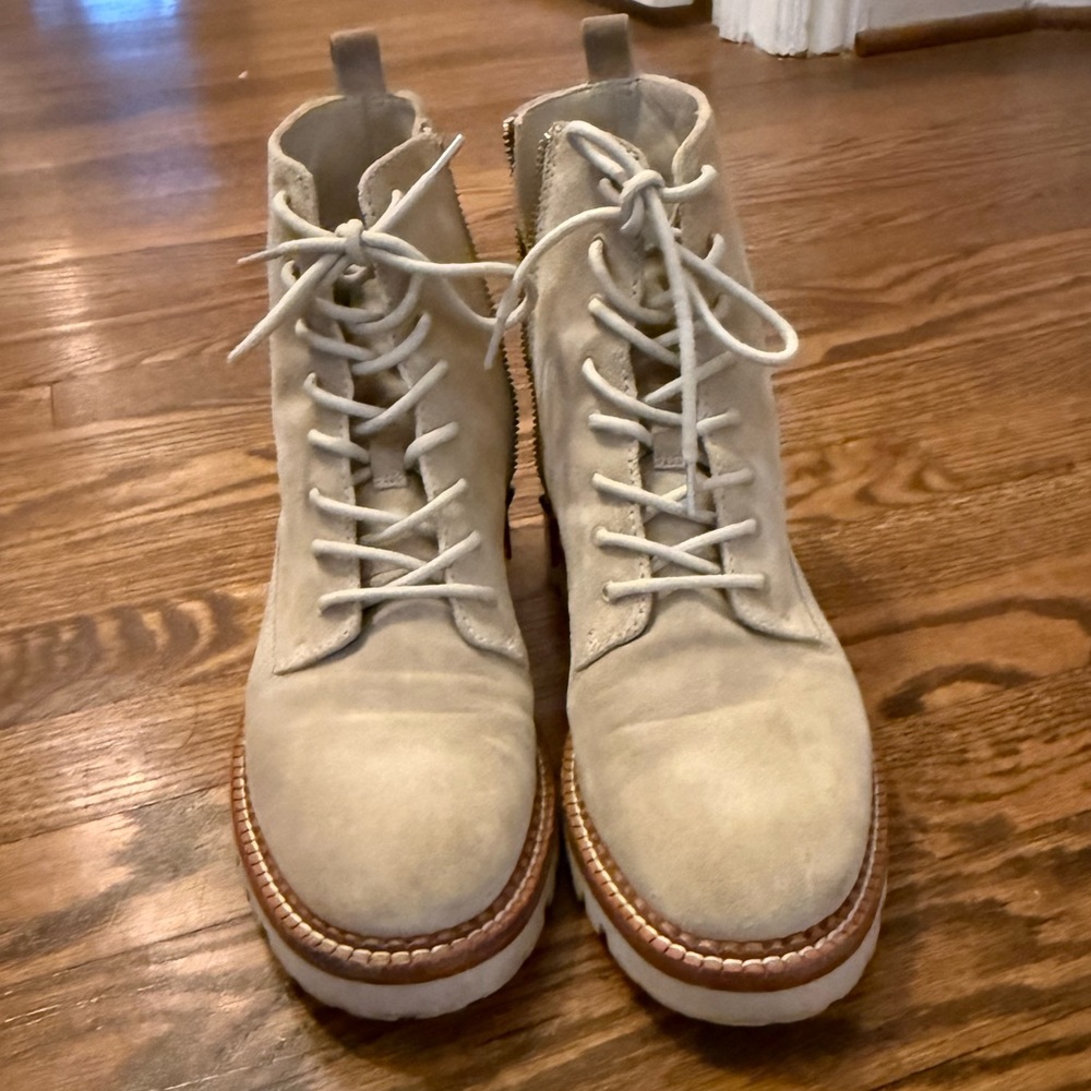 Vince Cabria Lug Sole Boots 7.5